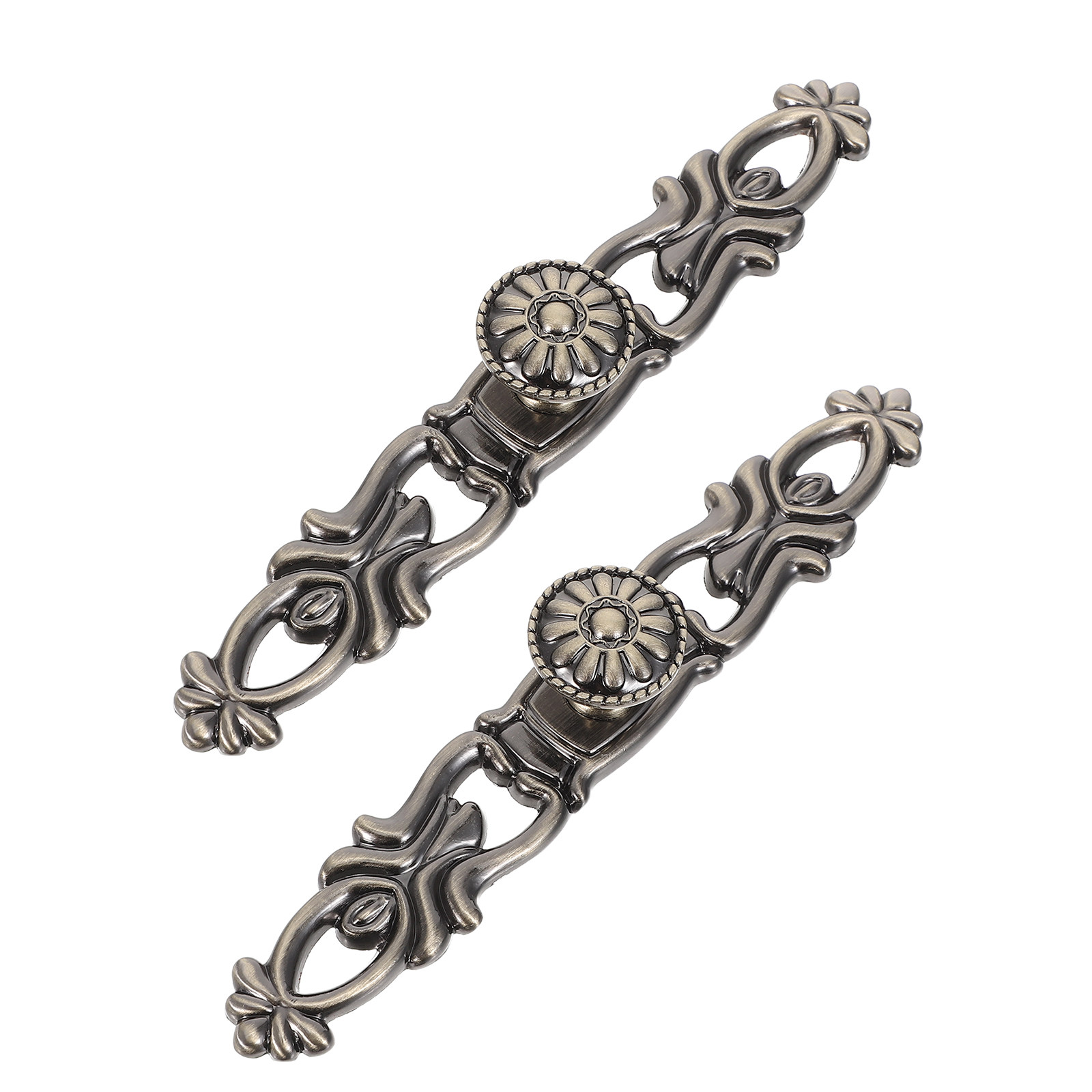 Furniture Hardware Drop Pulls - 2 tiradores de cajón de bronce,