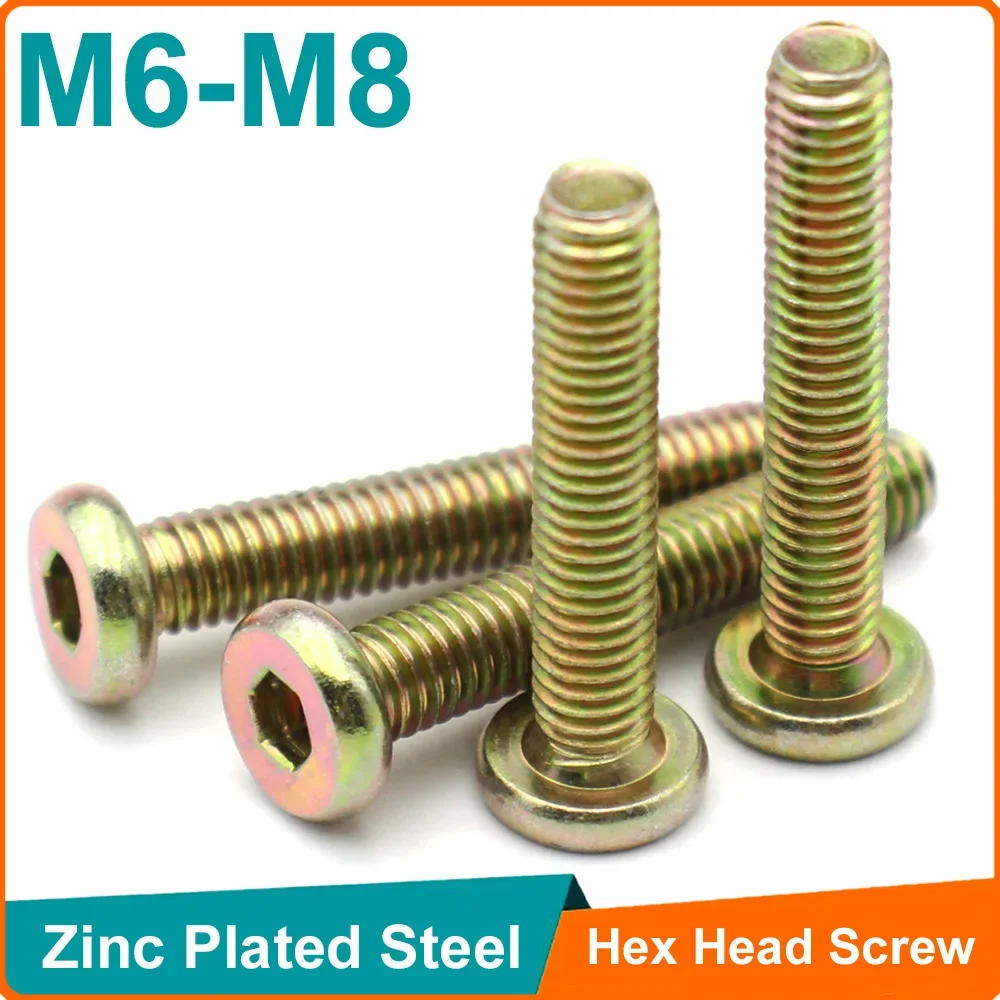 6 unids/lote M6 M8 tornillos d - Furniture Hardware Lowes reseña y precio